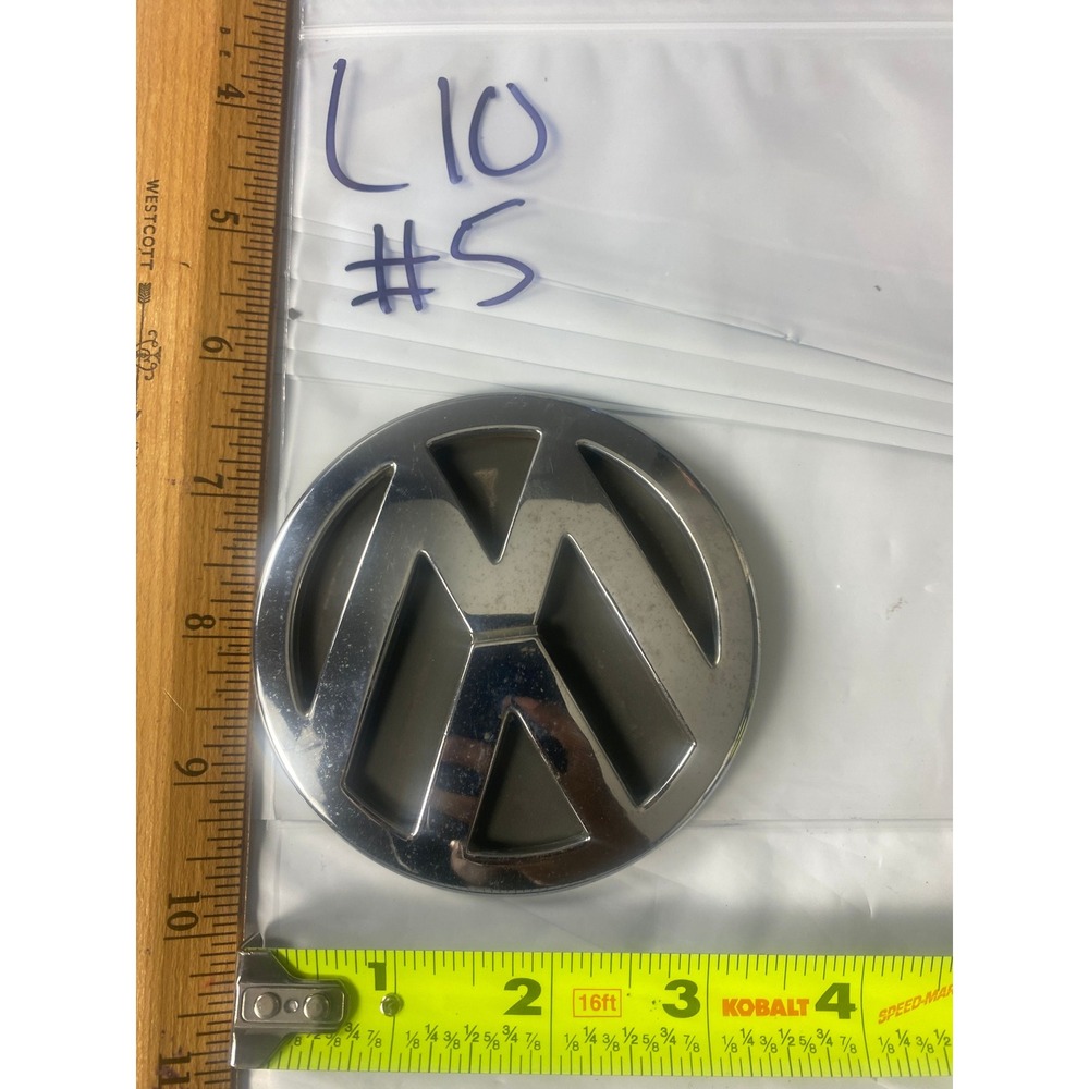 Volkswagen VW Chrome Front Rear Trunk Emblem Badge Logo 3B5 853 630‎ Genuine OEM